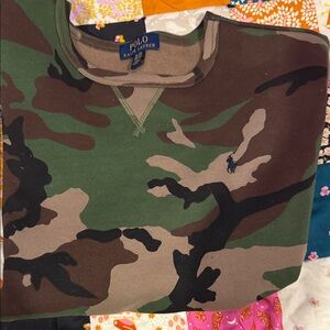 Polo by Ralph Lauren Green Camo Sweatshirt